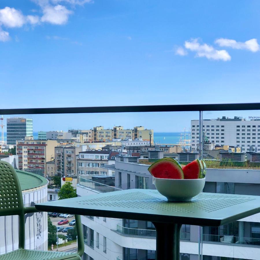 Tlusta Mewa Sea View Daire Gdynia Dış mekan fotoğraf